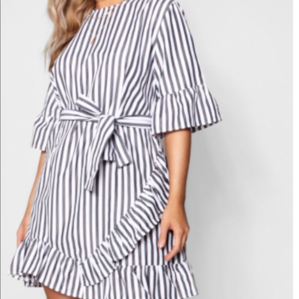 Boohoo Wrap Dress